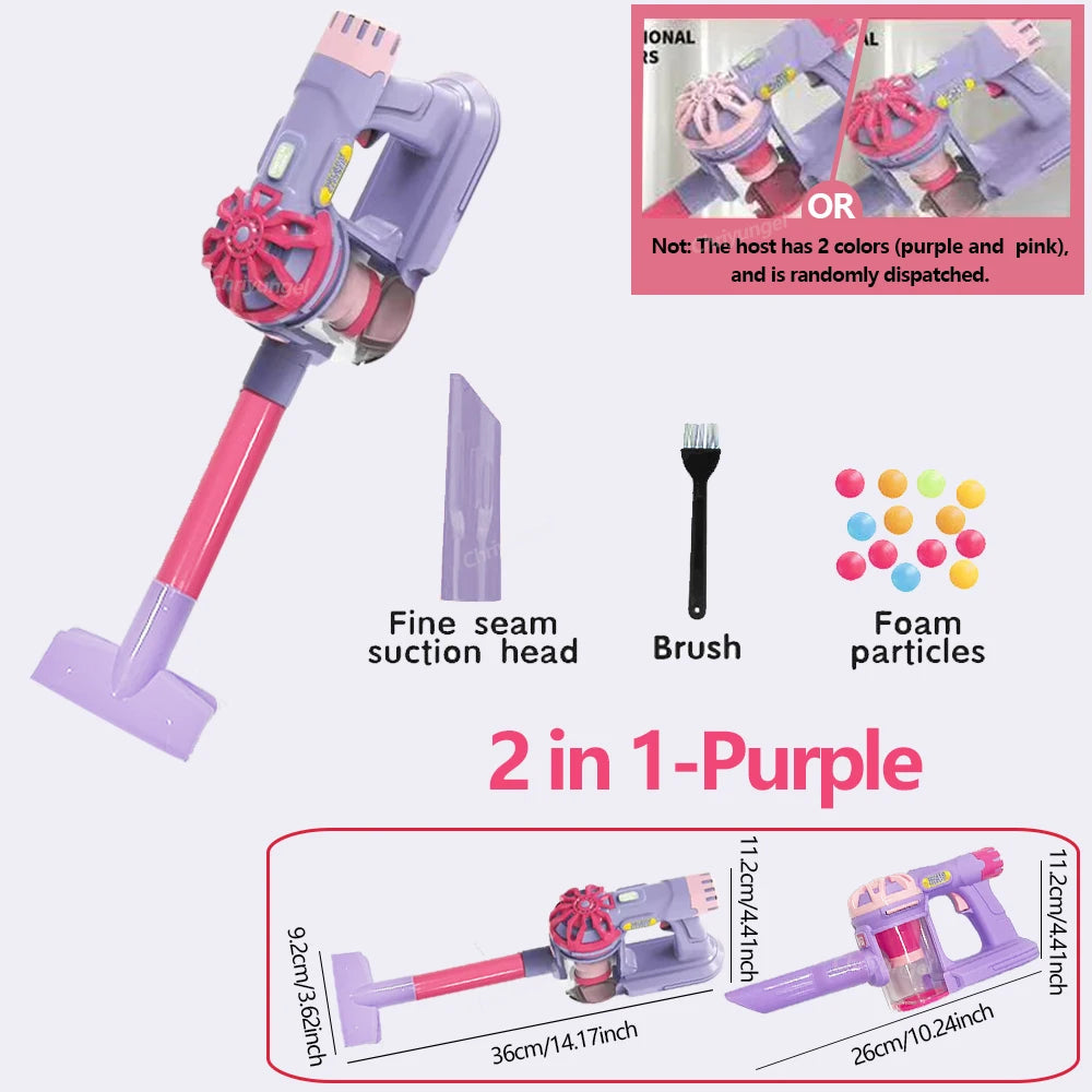Kids Simulation Electric Vacuum Cleaner Cleaning Set