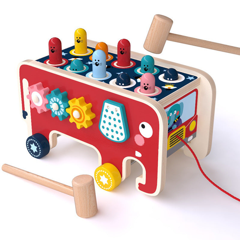 Wooden Pounding Bench