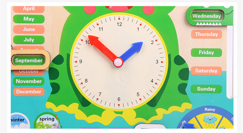 Weather & Season Calendar Clock – Learn Through Play