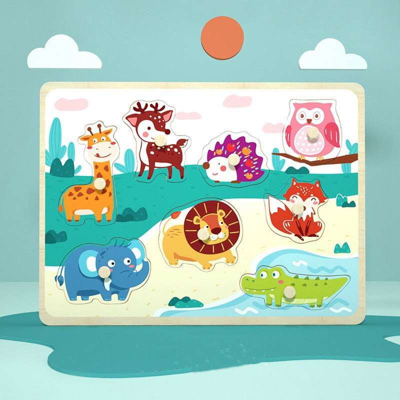 Wooden 3D Puzzle for Curious Little Learners