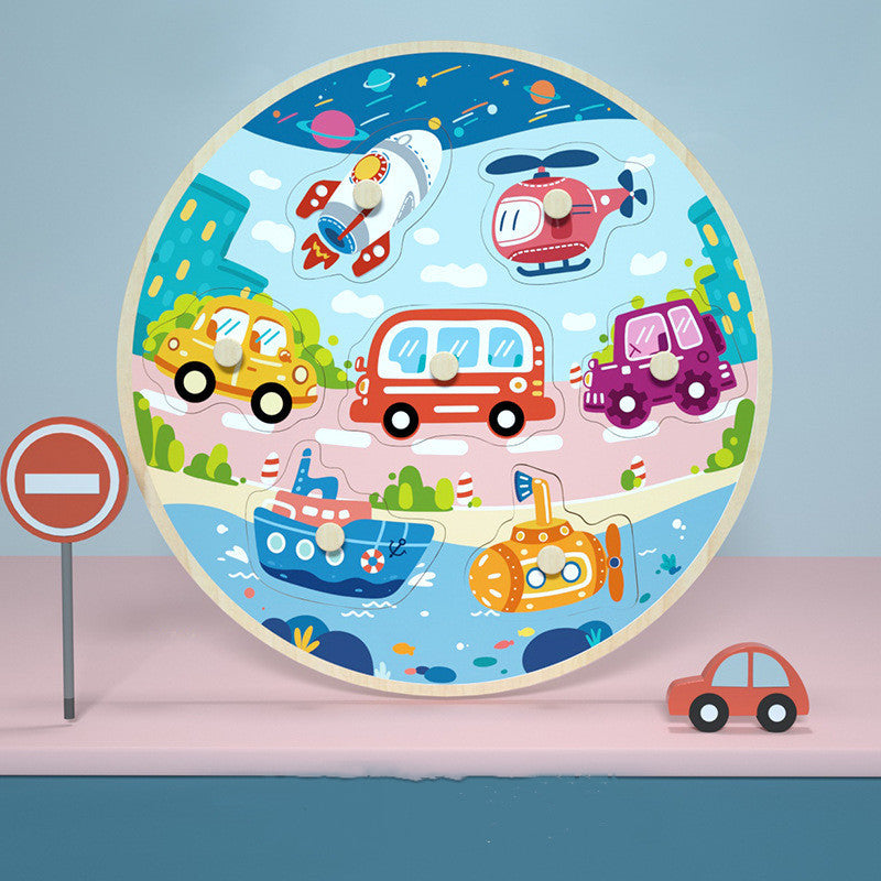 Wooden 3D Puzzle for Curious Little Learners