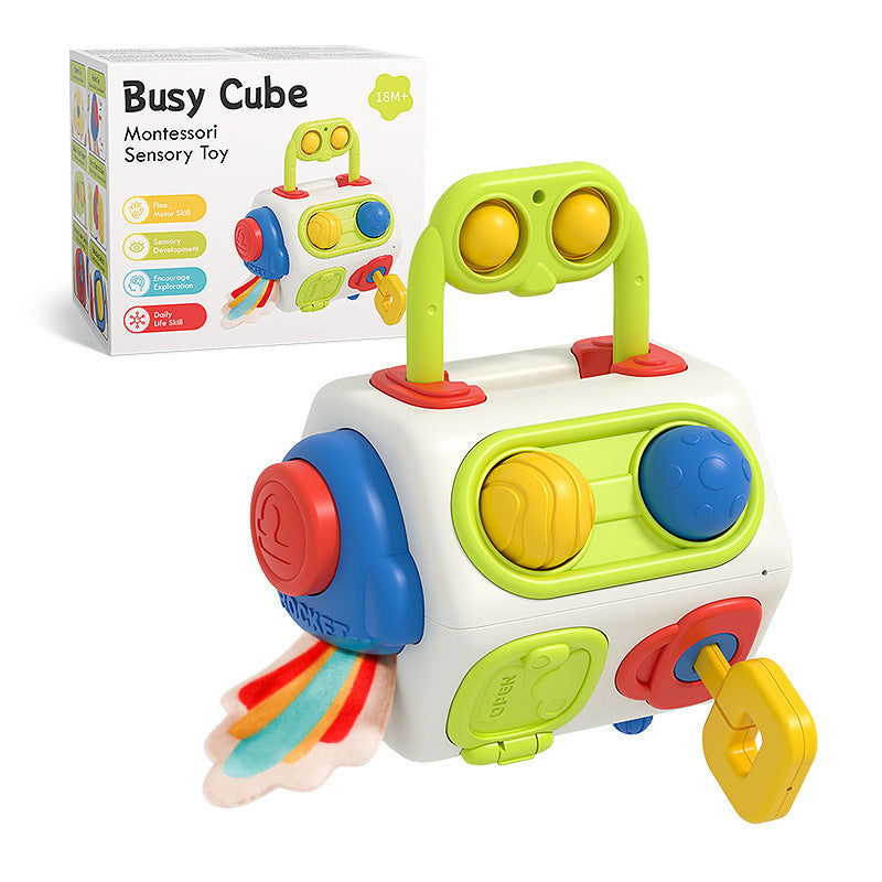 Busy Cube 9-in-1 Activity Toy for Babies & Toddlers