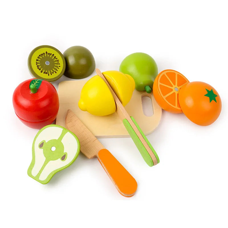 Wooden Fruits and Vegetables Set