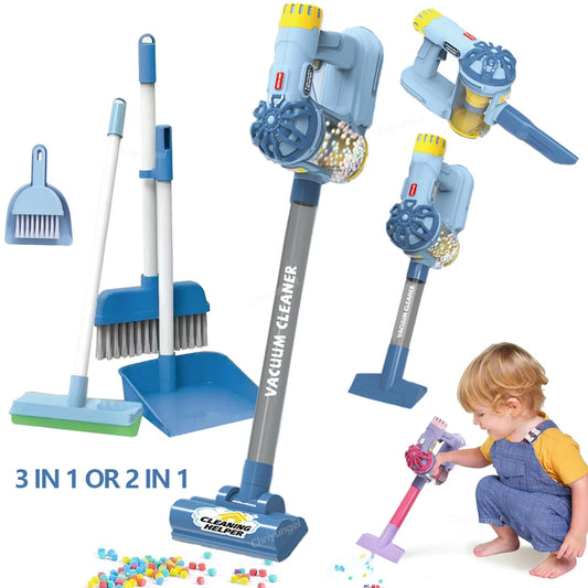 Kids Simulation Electric Vacuum Cleaner Cleaning Set