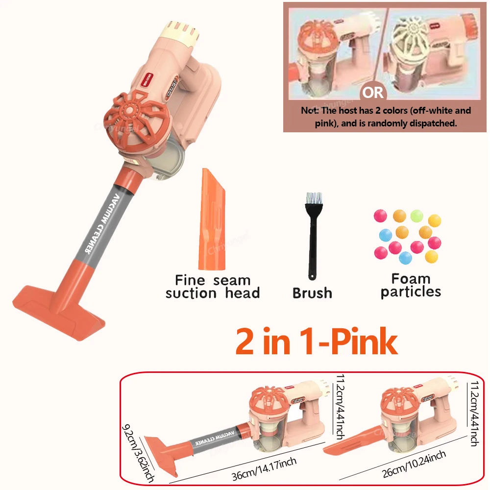Kids Simulation Electric Vacuum Cleaner Cleaning Set