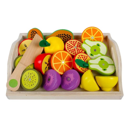 Wooden Fruits and Vegetables Set