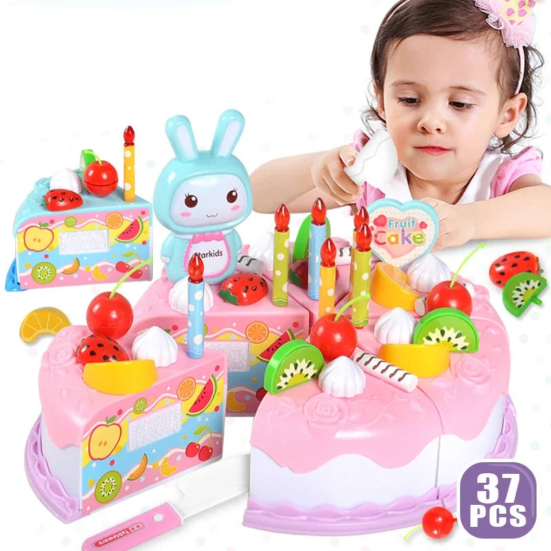Kids Toy Simulation DIY Birthday Cake