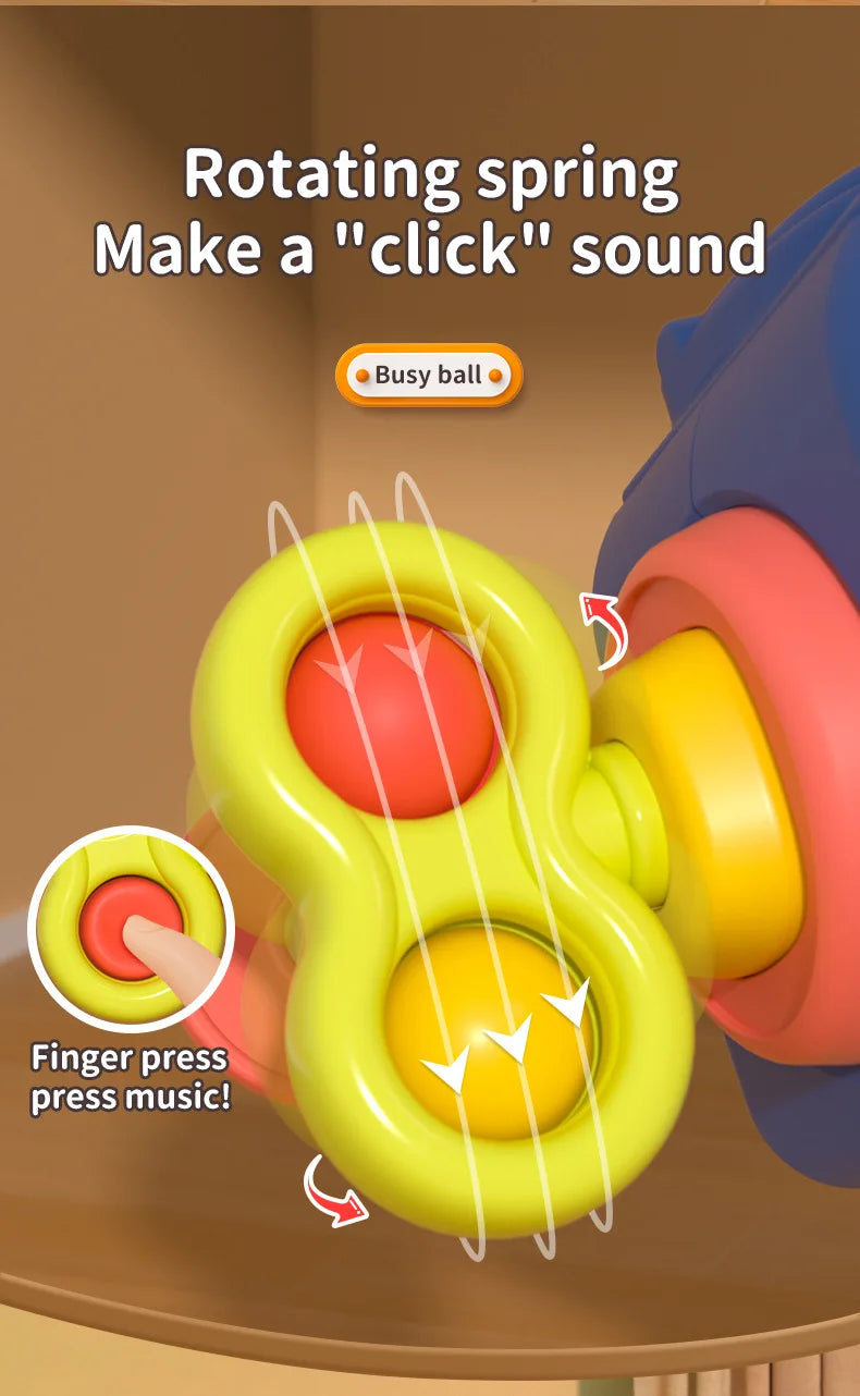 Baby Busy Board Cube Montessori Sensory Toy