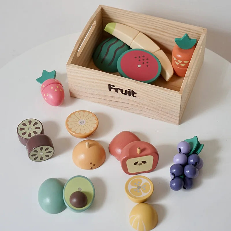 Wooden Pretend Play Kitchen Toys