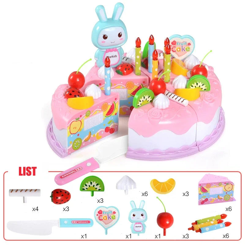 Kids Toy Simulation DIY Birthday Cake