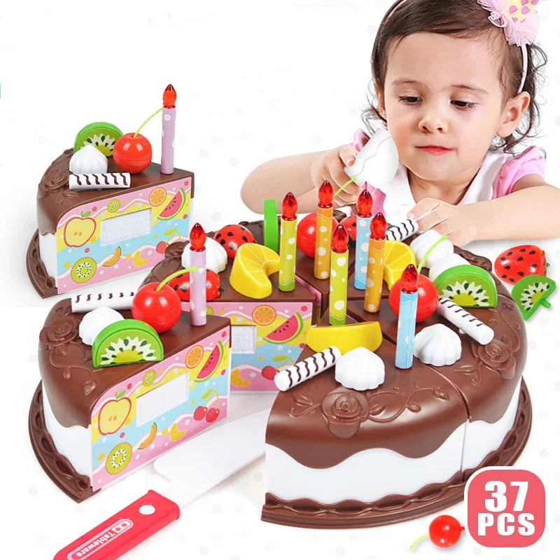 Kids Toy Simulation DIY Birthday Cake
