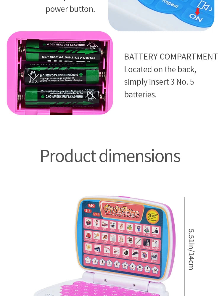 Laptop Toy for Children