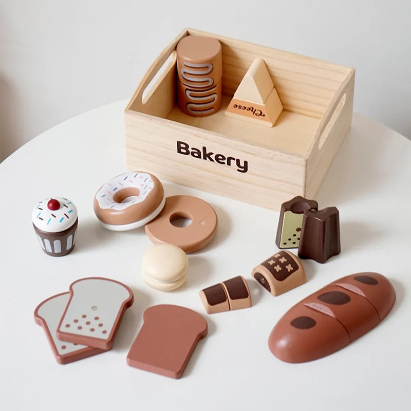 Wooden Pretend Play Kitchen Toys