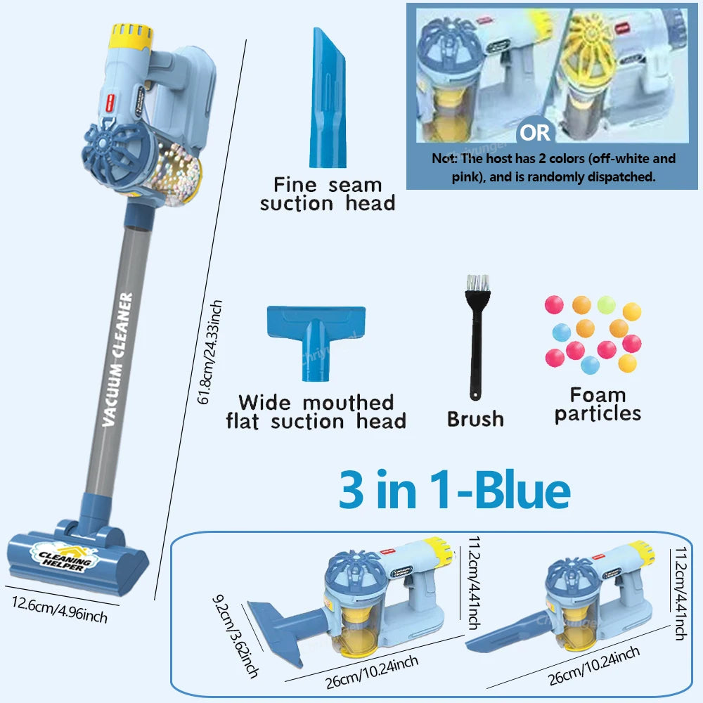 Kids Simulation Electric Vacuum Cleaner Cleaning Set
