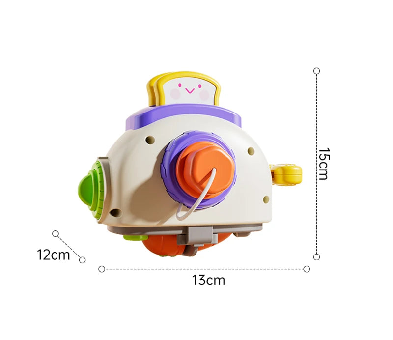Baby Busy Board Cube Montessori Sensory Toy
