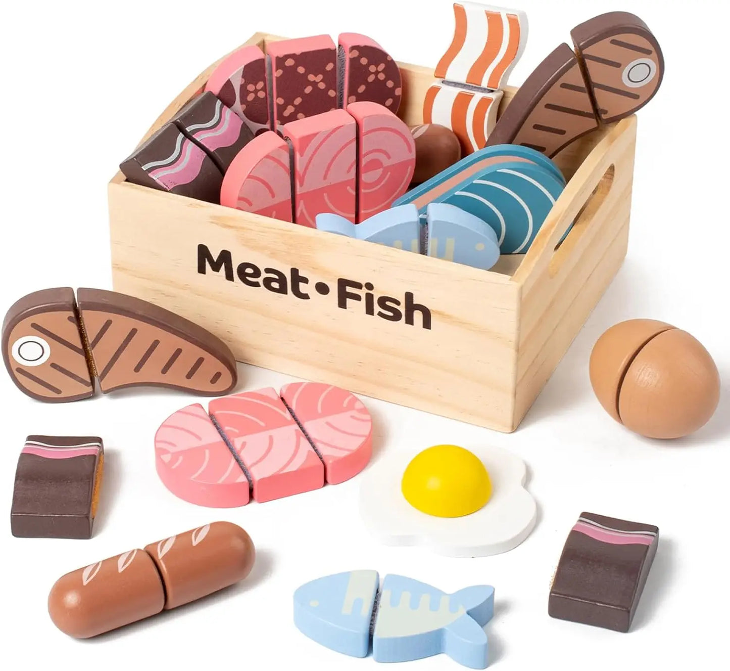 Wooden Pretend Play Kitchen Toys