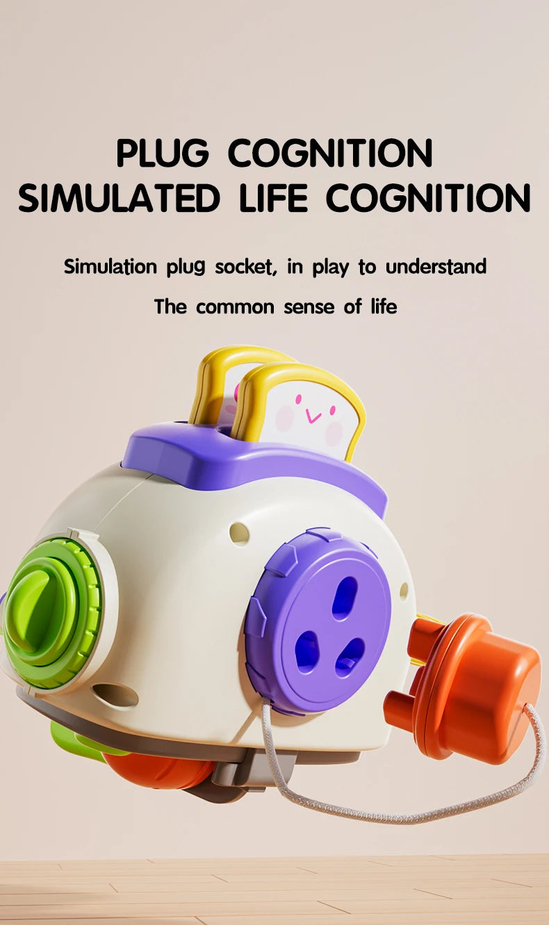 Baby Busy Board Cube Montessori Sensory Toy