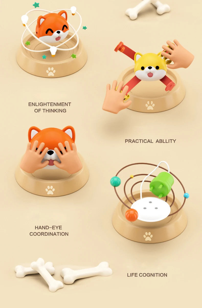 Baby Busy Board Cube Montessori Sensory Toy