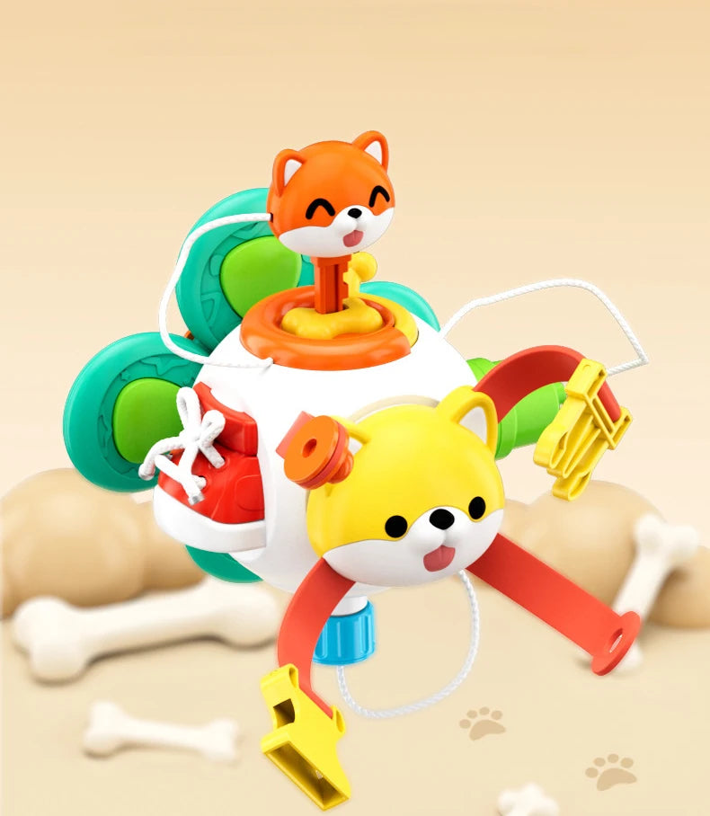 Baby Busy Board Cube Montessori Sensory Toy