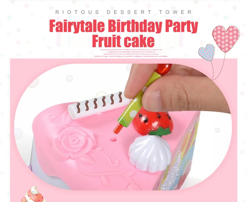 Kids Toy Simulation DIY Birthday Cake