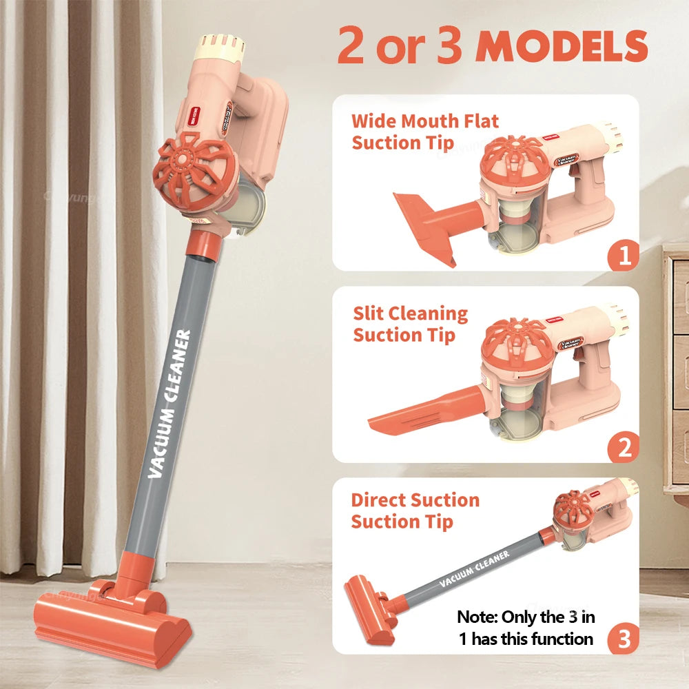 Kids Simulation Electric Vacuum Cleaner Cleaning Set