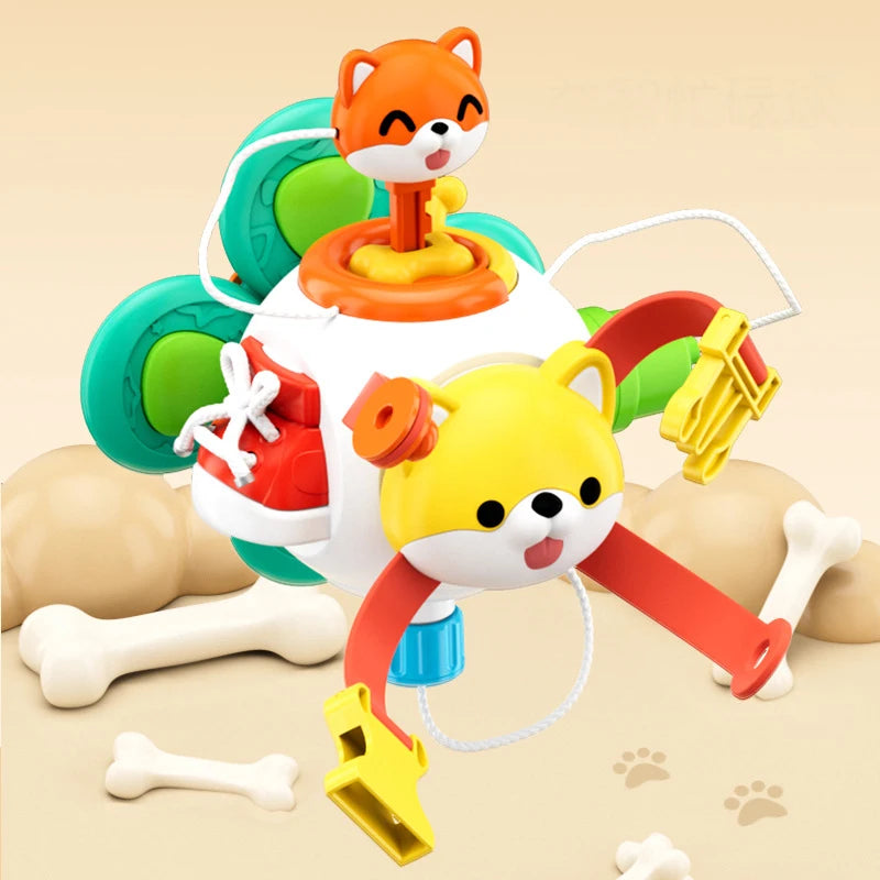 Baby Busy Board Cube Montessori Sensory Toy