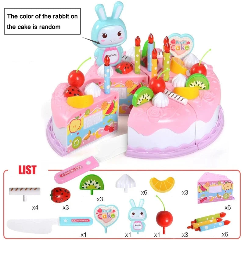 Kids Toy Simulation DIY Birthday Cake