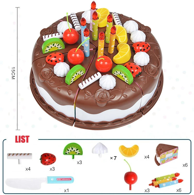 Kids Toy Simulation DIY Birthday Cake