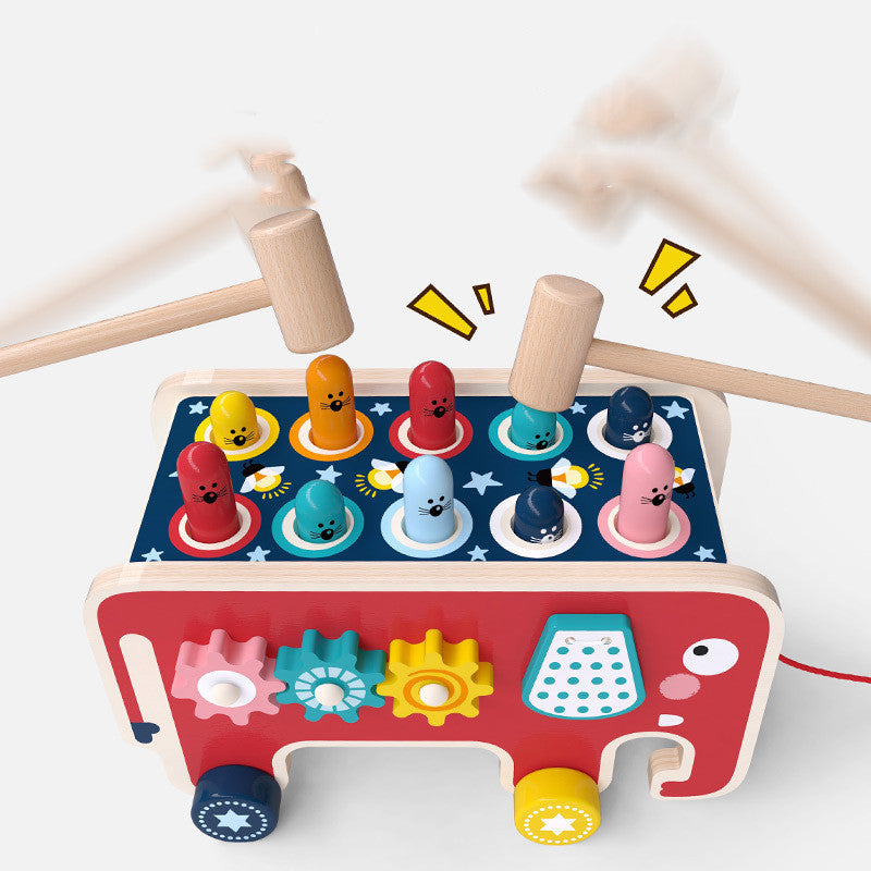 Wooden Pounding Bench